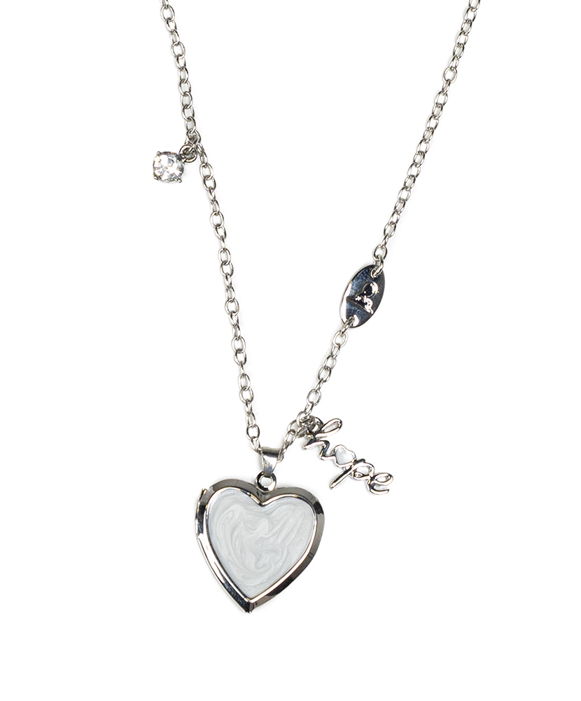 Primary image St. Jude Pearly Heart Necklace